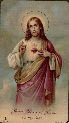 sacred heart of jesus card